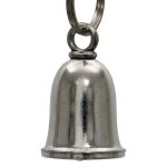 Milwaukee Leather MLB9057 Plain Motorcycle Good Luck Bell w/ Key Ring-Key Chain Accessory for Bikers - Image 2