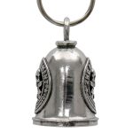 Milwaukee Leather MLB9063 2ND Amendment Motorcycle Good Luck Bell w/ Key Ring-Key Chain Accessory for Bikers - Image 3