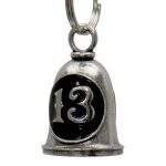 Milwaukee Leather MLB9064 13 Bell Motorcycle Good Luck Bell w/ Key Ring-Key Chain Accessory for Bikers - Image 2