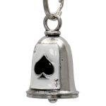 Milwaukee Leather MLB9065 Ace Motorcycle Good Luck Bell w/ Key Ring-Key Chain Accessory for Bikers - Image 2