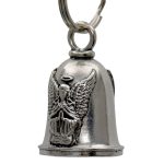 Milwaukee Leather MLB9067 Angel Motorcycle Good Luck Bell w/ Key Ring-Key Chain Accessory for Bikers - Image 2