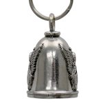 Milwaukee Leather MLB9067 Angel Motorcycle Good Luck Bell w/ Key Ring-Key Chain Accessory for Bikers - Image 3