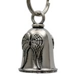 Milwaukee Leather MLB9068 Angel Wings  Motorcycle Good Luck Bell w/ Key Ring-Key Chain Accessory for Bikers - Image 2