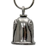 Milwaukee Leather MLB9068 Angel Wings  Motorcycle Good Luck Bell w/ Key Ring-Key Chain Accessory for Bikers - Image 3