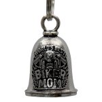 Milwaukee Leather MLB9077 Biker Mom Motorcycle Good Luck Bell w/ Key Ring-Key Chain Accessory for Bikers