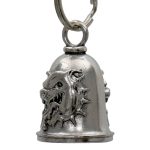 Milwaukee Leather MLB9082 Bulldog Motorcycle Good Luck Bell w/ Key Ring-Key Chain Accessory for Bikers - Image 2