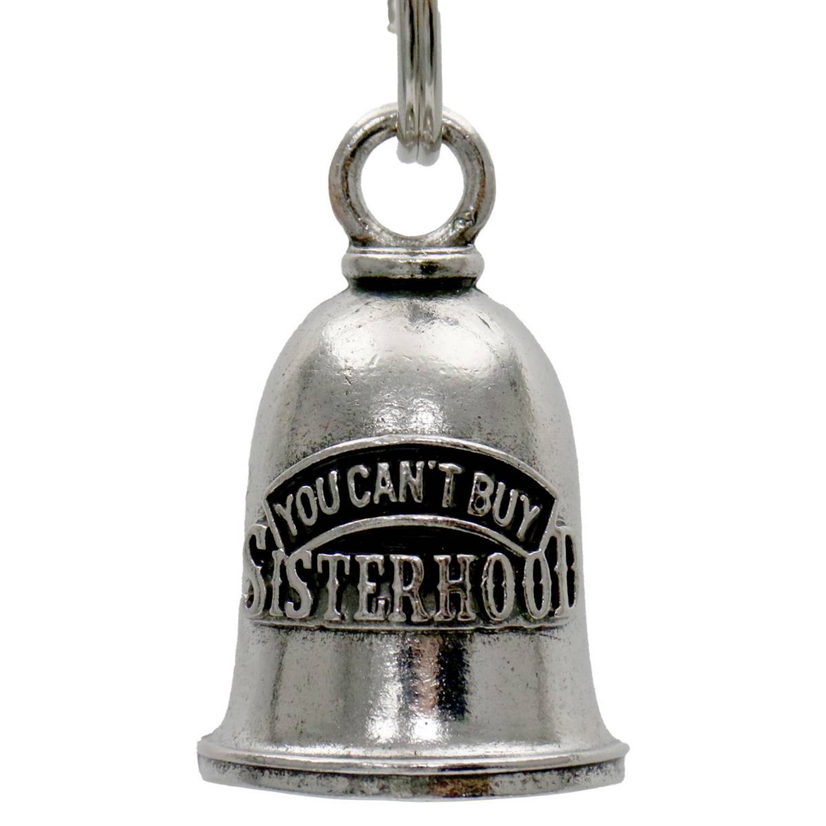 Milwaukee Leather MLB9085 Can’t Buy Sisterhood Motorcycle Good Luck Bell w/ Key Ring-Key Chain Accessory for Bikers