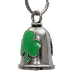 Milwaukee Leather MLB9086 Clover Motorcycle Good Luck Bell w/ Key Ring-Key Chain Accessory for Bikers - Image 2