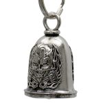 Milwaukee Leather MLB9091 Devil Motorcycle Good Luck Bell w/ Key Ring-Key Chain Accessory for Bikers - Image 2