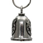 Milwaukee Leather MLB9095 Eagle Flying Motorcycle Good Luck Bell w/ Key Ring-Key Chain Accessory for Bikers - Image 3