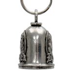 Milwaukee Leather MLB9112 Jesus Motorcycle Good Luck Bell w/ Key Ring-Key Chain Accessory for Bikers - Image 3