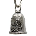 Milwaukee Leather MLB9113 Killa Clown Motorcycle Good Luck Bell w/ Key Ring-Key Chain Accessory for Bikers - Image 2