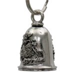 Milwaukee Leather MLB9120 Mexicali Motorcycle Good Luck Bell w/ Key Ring-Key Chain Accessory for Bikers - Image 2