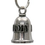 Milwaukee Leather MLB9122 Mil Army Motorcycle Good Luck Bell w/ Key Ring-Key Chain Accessory for Bikers - Image 2