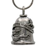 Milwaukee Leather MLB9124 Never Ride Faster Motorcycle Good Luck Bell w/ Key Ring-Key Chain Accessory for Bikers - Image 3
