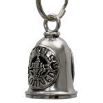 Milwaukee Leather MLB9125 No Tools Loaned Motorcycle Good Luck Bell w/ Key Ring-Key Chain Accessory for Bikers - Image 2