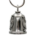 Milwaukee Leather MLB9128 Pin Up Motorcycle Good Luck Bell w/ Key Ring-Key Chain Accessory for Bikers - Image 3