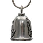 Milwaukee Leather MLB9130 Praying Hands Motorcycle Good Luck Bell w/ Key Ring-Key Chain Accessory for Bikers - Image 3