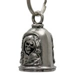 Milwaukee Leather MLB9131 Reaper Motorcycle Good Luck Bell w/ Key Ring-Key Chain Accessory for Bikers - Image 2