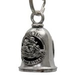 Milwaukee Leather MLB9133 Ride it Motorcycle Good Luck Bell w/ Key Ring-Key Chain Accessory for Bikers - Image 2