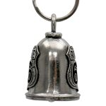 Milwaukee Leather MLB9135 Route 66 Motorcycle Good Luck Bell w/ Key Ring-Key Chain Accessory for Bikers - Image 3