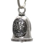 Milwaukee Leather MLB9159 Zodiac Gemini Motorcycle Good Luck Bell w/ Key Ring-Key Chain Accessory for Bikers - Image 2
