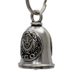 Milwaukee Leather MLB9160 Zodiac Leo Motorcycle Good Luck Bell w/ Key Ring-Key Chain Accessory for Bikers - Image 2