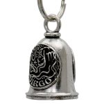 Milwaukee Leather MLB9166 Zodiac Virgo Motorcycle Good Luck Bell w/ Key Ring-Key Chain Accessory for Bikers - Image 2