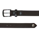Hot Leathers Buffalo Nickel Brown Leather Belt BLA1131 - Image 2