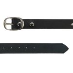 Hot Leathers BLA1132 Men’s Don’t Thread On Me Black Leather Belt w/ Interchangeable Buckle – 1.5 inches Wide - Image 2