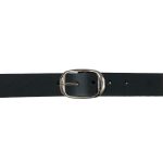 Hot Leathers BLA1132 Men’s Don’t Thread On Me Black Leather Belt w/ Interchangeable Buckle – 1.5 inches Wide - Image 3