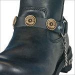Hot Leathers BNL1024 12 Gauge Shell Medallion Boot Chain for Motorcycle Boots - Image 3