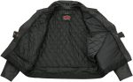 M-Boss Motorcycle Apparel BOS11510 Men’s ‘Speed’ Black Cowhide Leather Motorcycle Riding Jacket - Image 5