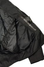 M Boss Motorcycle Apparel BOS11700 Men’s Black Nylon Motorcycle Racer Riding Jacket with Reflective Piping - Image 5