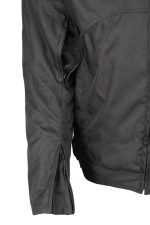 M Boss Motorcycle Apparel BOS11701 Men’s Black Nylon Motorcycle Racer Riding Jacket with Mesh Panel Black - Image 4