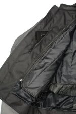 M Boss Motorcycle Apparel BOS11701 Men’s Black/Grey Nylon Motorcycle Racer Riding Jacket with Mesh Panel Black - Image 7