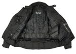 M Boss Motorcycle Apparel BOS11703 Men’s Black Nylon and Mesh Motorcycle Racer Riding Jacket with Reflective Piping - Image 6