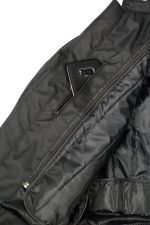 M Boss Motorcycle Apparel BOS11703 Men’s Black Nylon and Mesh Motorcycle Racer Riding Jacket with Reflective Piping - Image 7