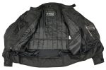 M Boss Motorcycle Apparel BOS11705 Men’s Black Mesh and Nylon Motorcycle Racer Jacket with Armor Protection - Image 8