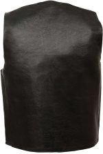 M-Boss Motorcycle Apparel BOS13514T Men’s Black Classic Western Style Conceal/Carry Biker Leather Vest in TALL SIZES - Image 5