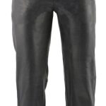 M-Boss Motorcycle Apparel BOS15570 Men’s Black Jean Style Leather Pants - Image 5