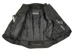 M Boss Motorcycle Apparel BOS22705 Wome’ns Hi-Vis Green Motorcycle Mesh Racer Jacket with Open Neck - Image 7