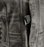 M Boss Motorcycle Apparel BOS24500 Women’s Distressed Brown Leather 6 Pocket Motorcycle Biker Rider Vest - Image 6