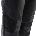 M Boss Motorcycle Apparel BOS26500 Women’s ‘Vixen’ Black Leather Motorcycle Pants with Quilted Belt Detailing - Image 4