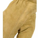 M-Boss Motorcycle Apparel BOS37552 Men’s Sand Color Thermal Lined Gloves Made of USA Deer Suede - Image 4