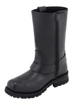 M-Boss Apparel BOS49001 Men’s Classic 12-inch Black Harness Leather Motorcycle Boots - Image 3