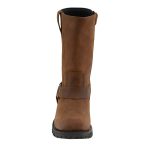 M-Boss Apparel BOS49001 Men’s Classic 12-inch Distress Brown Harness Leather Motorcycle Boots - Image 3