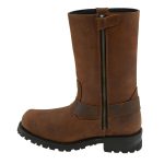 M-Boss Apparel BOS49001 Men’s Classic 12-inch Distress Brown Harness Leather Motorcycle Boots - Image 5