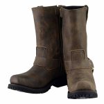 M Boss Apparel BOS49002 Men’s 11-inch Classic Distressed Brown Harness Square Toe Boots - Image 6