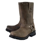 M Boss Apparel BOS49002 Men’s 11-inch Classic Distressed Brown Harness Square Toe Boots - Image 7